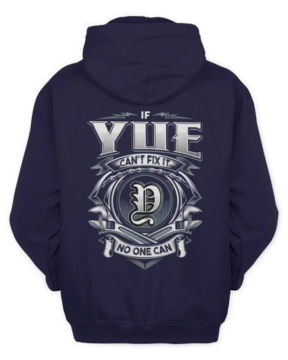 YUE AP81-K4-626 - Personalized Ahmed Quote Apparel “If Ahmed Can't Fix It, No One Can” - Unisex Hoodie - Navy