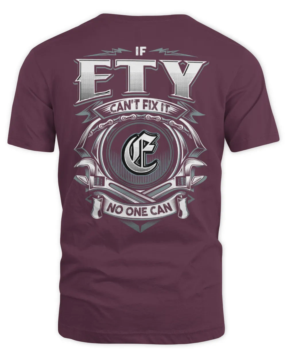 ETY AP81-K4-626 - Personalized Ahmed Quote Apparel “If Ahmed Can't Fix It, No One Can” - Unisex Standard T-Shirt - Maroon