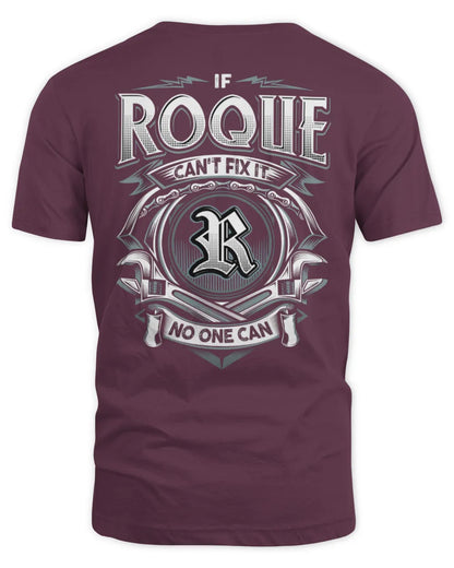 ROQUE AP81-K4-626 - Personalized Ahmed Quote Apparel “If Ahmed Can't Fix It, No One Can” - Unisex Standard T-Shirt - Maroon