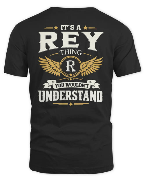 REY KT06-M008 It’s a [NAME] Thing – You Wouldn’t Understand | Personalized Vintage T-Shirt - Unisex Standard T-Shirt - Black
