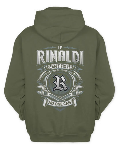 RINALDI AP81-K4-626 - Personalized Ahmed Quote Apparel “If Ahmed Can't Fix It, No One Can” - Unisex Hoodie - Military Green