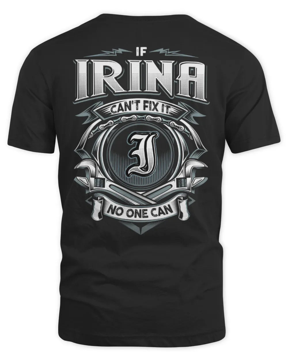 IRINA AP81-K4-626 - Personalized Ahmed Quote Apparel “If Ahmed Can't Fix It, No One Can” - Unisex Standard T-Shirt - Black