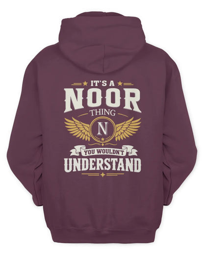 NOOR KT06-M008 It’s a [NAME] Thing – You Wouldn’t Understand | Personalized Vintage T-Shirt - Unisex Hoodie - Maroon