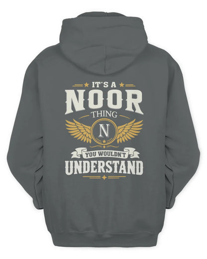 NOOR KT06-M008 It’s a [NAME] Thing – You Wouldn’t Understand | Personalized Vintage T-Shirt - Unisex Hoodie - Charcoal