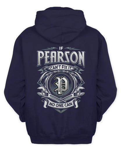 PEARSON AP81-K4-626 - Personalized Ahmed Quote Apparel “If Ahmed Can't Fix It, No One Can” - Unisex Hoodie - Navy