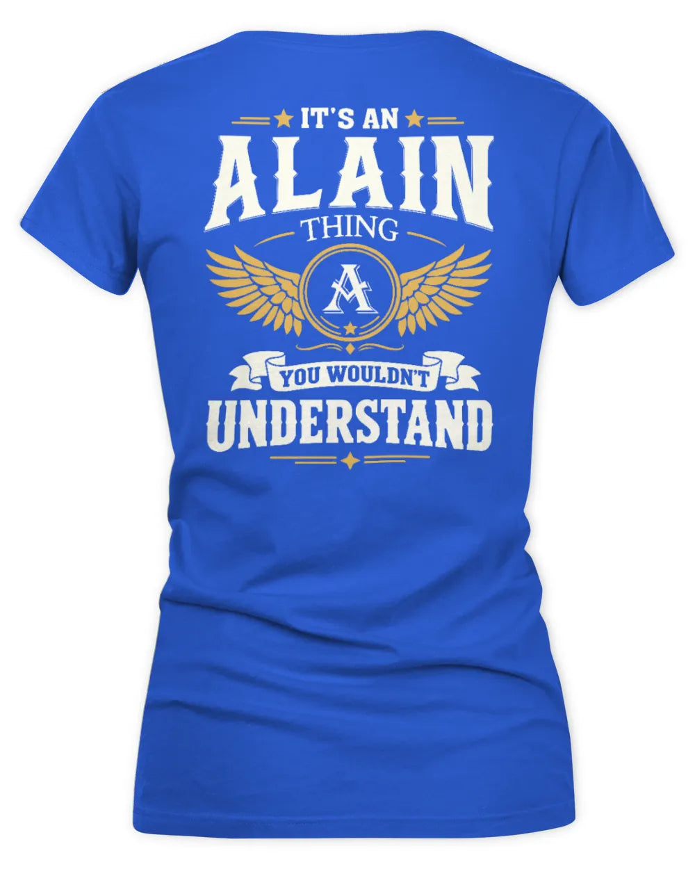 ALAIN KT06-M008 It’s a [NAME] Thing – You Wouldn’t Understand | Personalized Vintage T-Shirt - Women's V-Neck T-Shirt - Royal