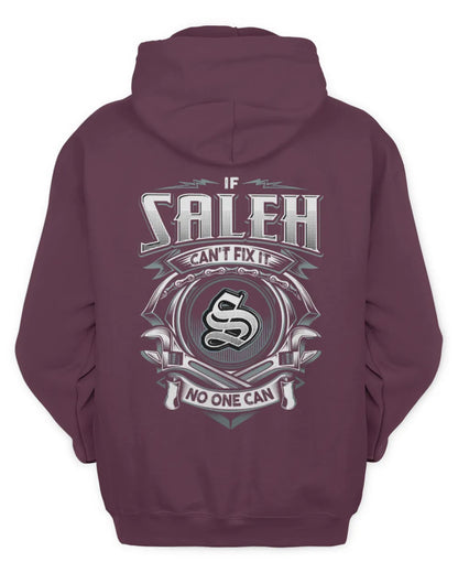SALEH AP81-K4-626 - Personalized Ahmed Quote Apparel “If Ahmed Can't Fix It, No One Can” - Unisex Hoodie - Maroon