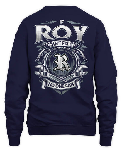 ROY AP81-K4-626 - Personalized Ahmed Quote Apparel “If Ahmed Can't Fix It, No One Can” - Unisex Sweatshirt - Navy