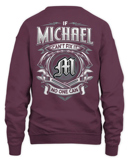 MICHAEL AP81-K4-626 - Personalized Ahmed Quote Apparel “If Ahmed Can't Fix It, No One Can” - Unisex Sweatshirt - Maroon