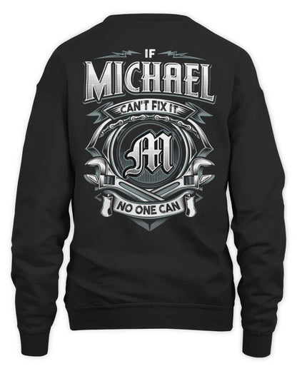 MICHAEL AP81-K4-626 - Personalized Ahmed Quote Apparel “If Ahmed Can't Fix It, No One Can” - Unisex Sweatshirt - Black