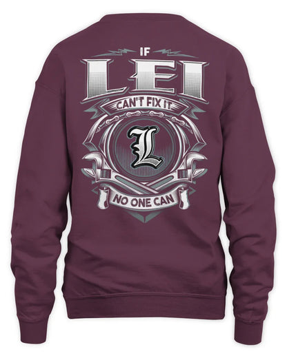 LEI AP81-K4-626 - Personalized Ahmed Quote Apparel “If Ahmed Can't Fix It, No One Can” - Unisex Sweatshirt - Maroon