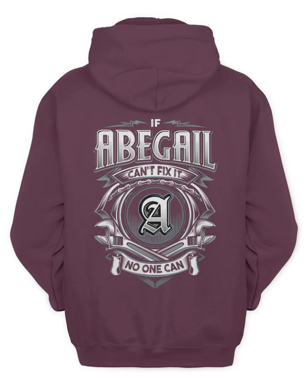 ABEGAIL AP81-K4-626 - Personalized Ahmed Quote Apparel “If Ahmed Can't Fix It, No One Can” - Unisex Hoodie - Maroon