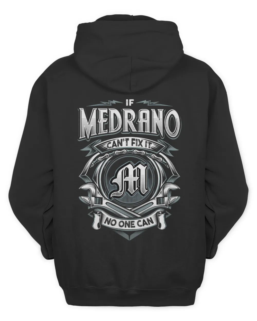 MEDRANO AP81-K4-626 - Personalized Ahmed Quote Apparel “If Ahmed Can't Fix It, No One Can” - Unisex Hoodie - Black