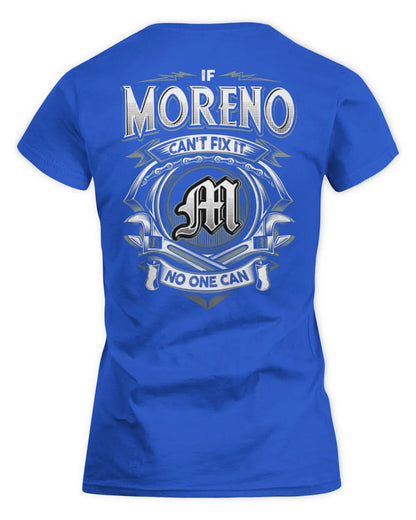 MORENO AP81-K4-626 - Personalized Ahmed Quote Apparel “If Ahmed Can't Fix It, No One Can” - Women's Standard T-Shirt - Royal