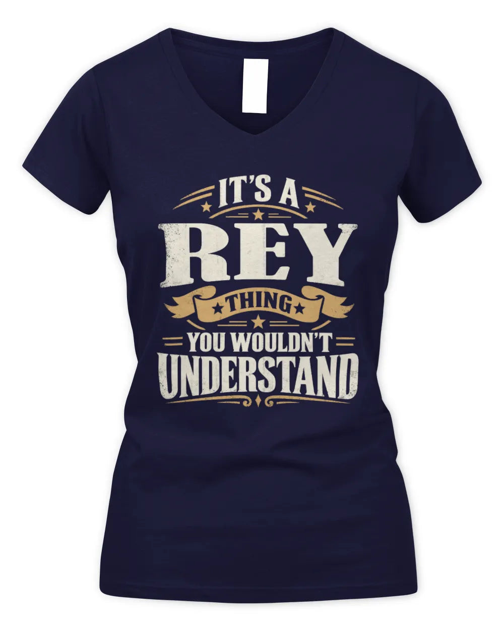 REY P08 TH51 - Personalized “It’s a/an [NAME] Thing – You Wouldn’t Understand” Shirt - Women's V-Neck T-Shirt - Navy