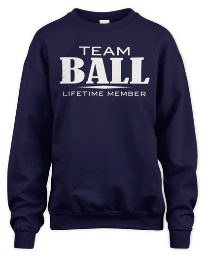 BALL BL62-K4-128 - Personalized “Team NAME Lifetime Member” - Unisex Sweatshirt - Navy