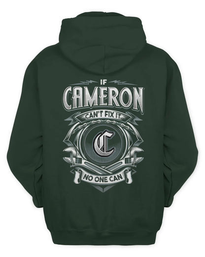 CAMERON AP81-K4-626 - Personalized Ahmed Quote Apparel “If Ahmed Can't Fix It, No One Can” - Unisex Hoodie - Forest Green