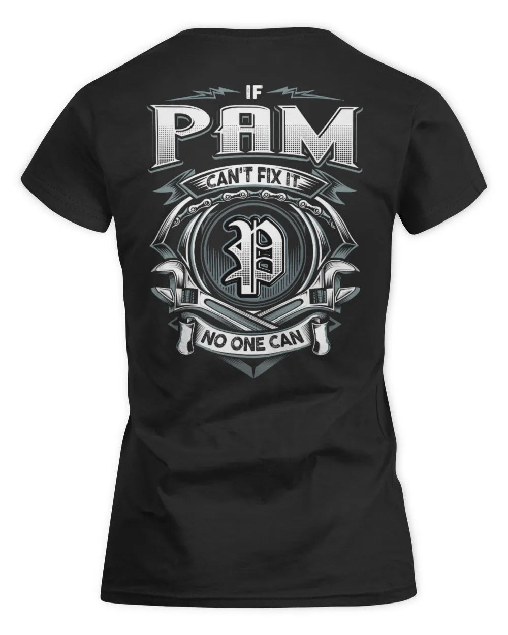 PAM AP81-K4-626 - Personalized Ahmed Quote Apparel “If Ahmed Can't Fix It, No One Can” - Women's Standard T-Shirt - Black