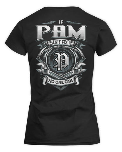 PAM AP81-K4-626 - Personalized Ahmed Quote Apparel “If Ahmed Can't Fix It, No One Can” - Women's Standard T-Shirt - Black