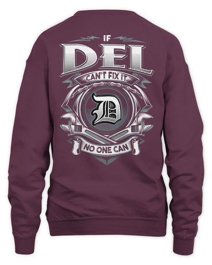 DEL AP81-K4-626 - Personalized Ahmed Quote Apparel “If Ahmed Can't Fix It, No One Can” - Unisex Sweatshirt - Maroon