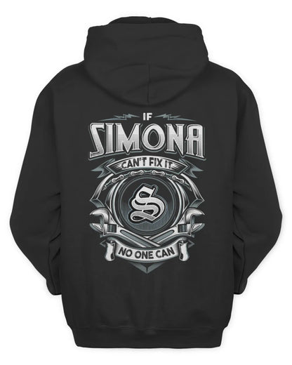 SIMONA AP81-K4-626 - Personalized Ahmed Quote Apparel “If Ahmed Can't Fix It, No One Can” - Unisex Hoodie - Black