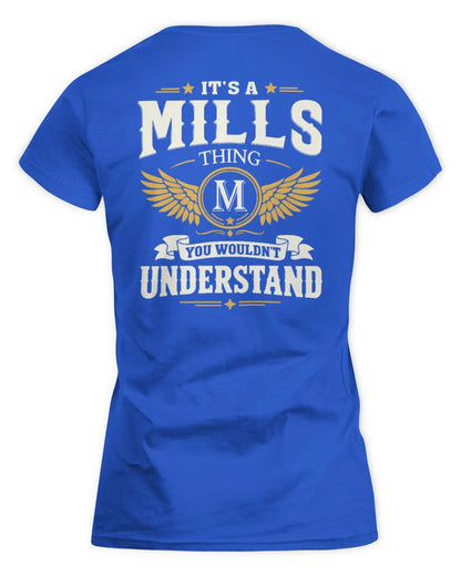 MILLS KT06-M008 It’s a [NAME] Thing – You Wouldn’t Understand | Personalized Vintage T-Shirt - Women's Standard T-Shirt - Royal