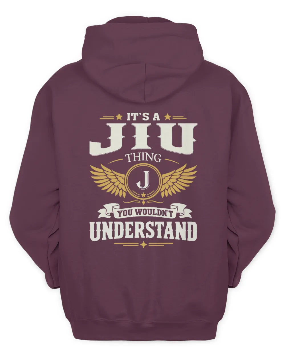 JIU KT06-M008 It’s a [NAME] Thing – You Wouldn’t Understand | Personalized Vintage T-Shirt - Unisex Hoodie - Maroon