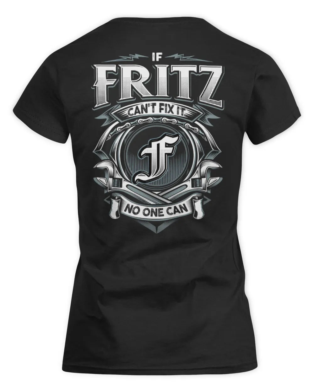 FRITZ AP81-K4-626 - Personalized Ahmed Quote Apparel “If Ahmed Can't Fix It, No One Can” - Women's Standard T-Shirt - Black