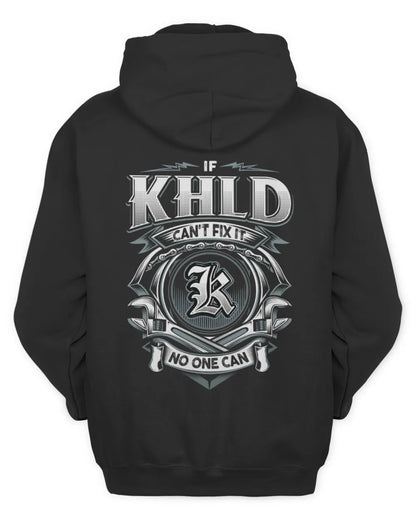 KHLD AP81-K4-626 - Personalized Ahmed Quote Apparel “If Ahmed Can't Fix It, No One Can” - Unisex Hoodie - Black
