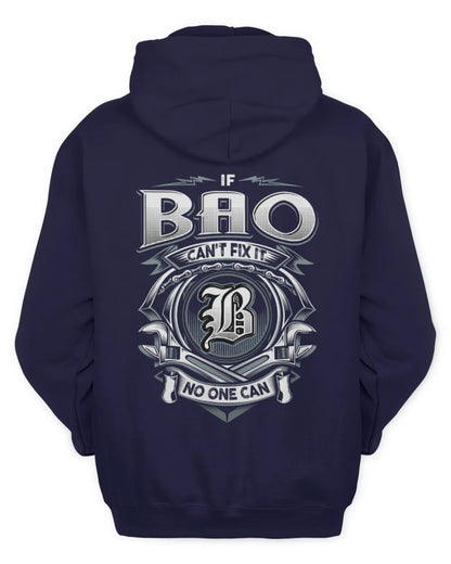 BAO AP81-K4-626 - Personalized Ahmed Quote Apparel “If Ahmed Can't Fix It, No One Can” - Unisex Hoodie - Navy
