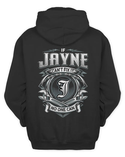JAYNE AP81-K4-626 - Personalized Ahmed Quote Apparel “If Ahmed Can't Fix It, No One Can” - Unisex Hoodie - Black
