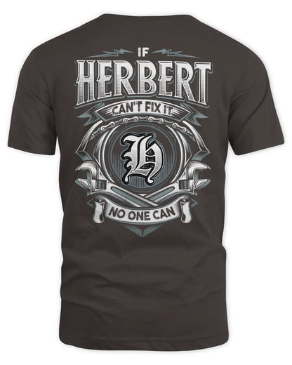 HERBERT AP81-K4-626 - Personalized Ahmed Quote Apparel “If Ahmed Can't Fix It, No One Can” - Unisex Standard T-Shirt - Dark Chocolate