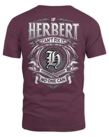 HERBERT AP81-K4-626 - Personalized Ahmed Quote Apparel “If Ahmed Can't Fix It, No One Can” - Unisex Standard T-Shirt - Maroon