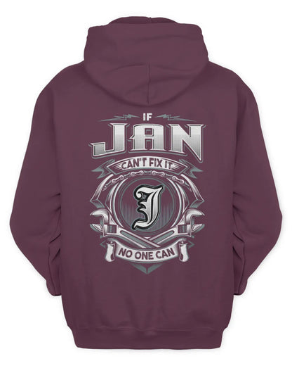 JAN AP81-K4-626 - Personalized Ahmed Quote Apparel “If Ahmed Can't Fix It, No One Can” - Unisex Hoodie - Maroon