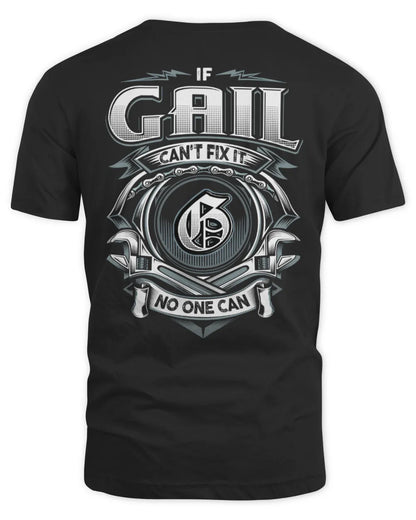 GAIL AP81-K4-626 - Personalized Ahmed Quote Apparel “If Ahmed Can't Fix It, No One Can” - Unisex Standard T-Shirt - Black