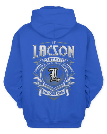 LACSON AP81-K4-626 - Personalized Ahmed Quote Apparel “If Ahmed Can't Fix It, No One Can” - Unisex Hoodie - Royal