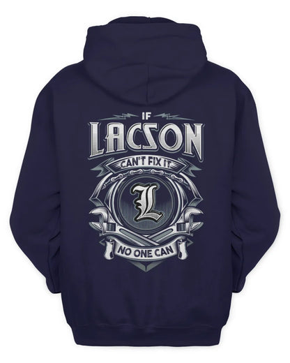 LACSON AP81-K4-626 - Personalized Ahmed Quote Apparel “If Ahmed Can't Fix It, No One Can” - Unisex Hoodie - Navy