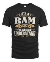RAM P08 TH51 - Personalized “It’s a/an [NAME] Thing – You Wouldn’t Understand” Shirt - Unisex Standard T-Shirt - Black