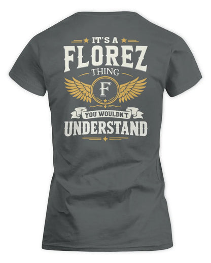 FLOREZ KT06-M008 It’s a [NAME] Thing – You Wouldn’t Understand | Personalized Vintage T-Shirt - Women's Standard T-Shirt - Charcoal