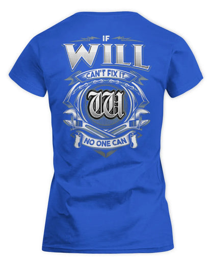 WILL AP81-K4-626 - Personalized Ahmed Quote Apparel “If Ahmed Can't Fix It, No One Can” - Women's Standard T-Shirt - Royal