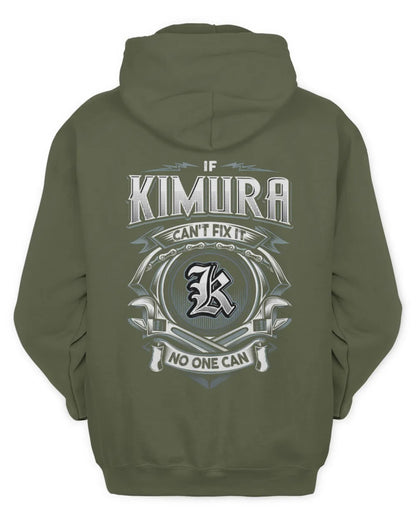 KIMURA AP81-K4-626 - Personalized Ahmed Quote Apparel “If Ahmed Can't Fix It, No One Can” - Unisex Hoodie - Military Green