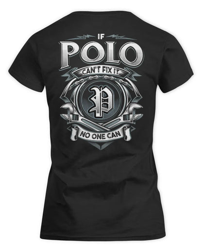 POLO AP81-K4-626 - Personalized Ahmed Quote Apparel “If Ahmed Can't Fix It, No One Can” - Women's Standard T-Shirt - Black