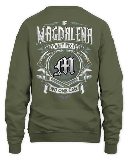 MAGDALENA AP81-K4-626 - Personalized Ahmed Quote Apparel “If Ahmed Can't Fix It, No One Can” - Unisex Sweatshirt - Military Green