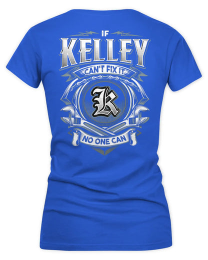 KELLEY AP81-K4-626 - Personalized Ahmed Quote Apparel “If Ahmed Can't Fix It, No One Can” - Women's V-Neck T-Shirt - Royal