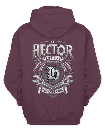 HECTOR AP81-K4-626 - Personalized Ahmed Quote Apparel “If Ahmed Can't Fix It, No One Can” - Unisex Hoodie - Maroon