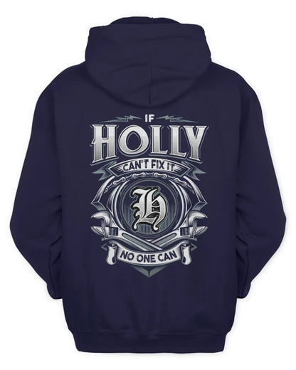 HOLLY AP81-K4-626 - Personalized Ahmed Quote Apparel “If Ahmed Can't Fix It, No One Can” - Unisex Hoodie - Navy