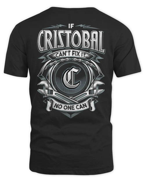 CRISTOBAL AP81-K4-626 - Personalized Ahmed Quote Apparel “If Ahmed Can't Fix It, No One Can” - Unisex Standard T-Shirt - Black