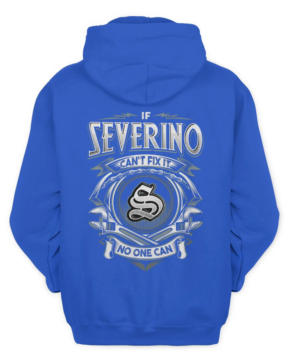 SEVERINO AP81-K4-626 - Personalized Ahmed Quote Apparel “If Ahmed Can't Fix It, No One Can” - Unisex Hoodie - Royal
