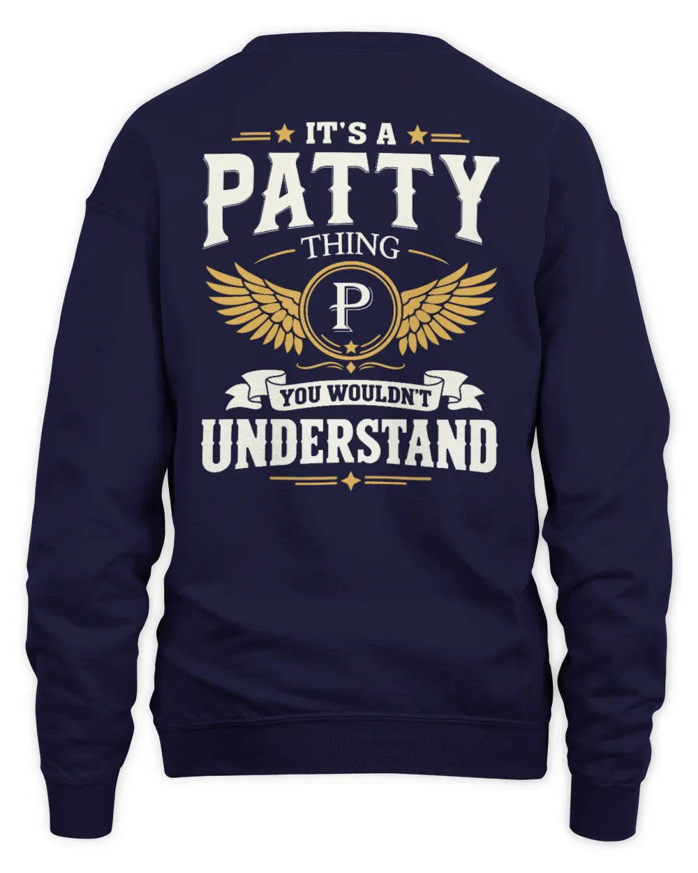 PATTY KT06-M008 It’s a [NAME] Thing – You Wouldn’t Understand | Personalized Vintage T-Shirt - Unisex Sweatshirt - Navy