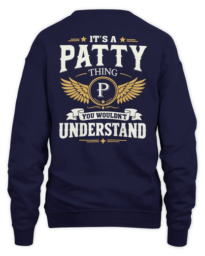 PATTY KT06-M008 It’s a [NAME] Thing – You Wouldn’t Understand | Personalized Vintage T-Shirt - Unisex Sweatshirt - Navy